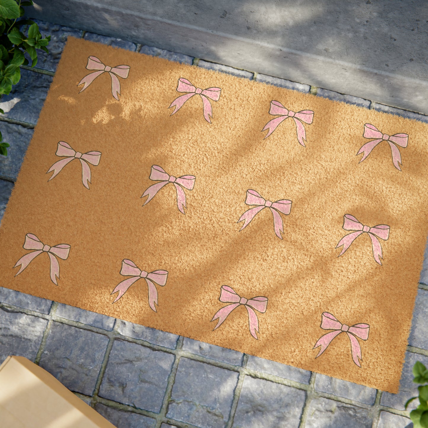 ‘Pink Bow’ Kayden Collection Doormat