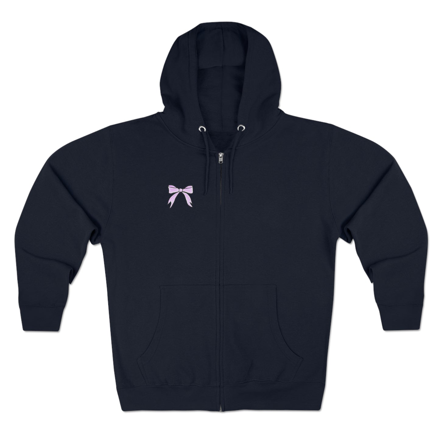 ‘Pink Bow’ Kayden Collection Zip Hoodie