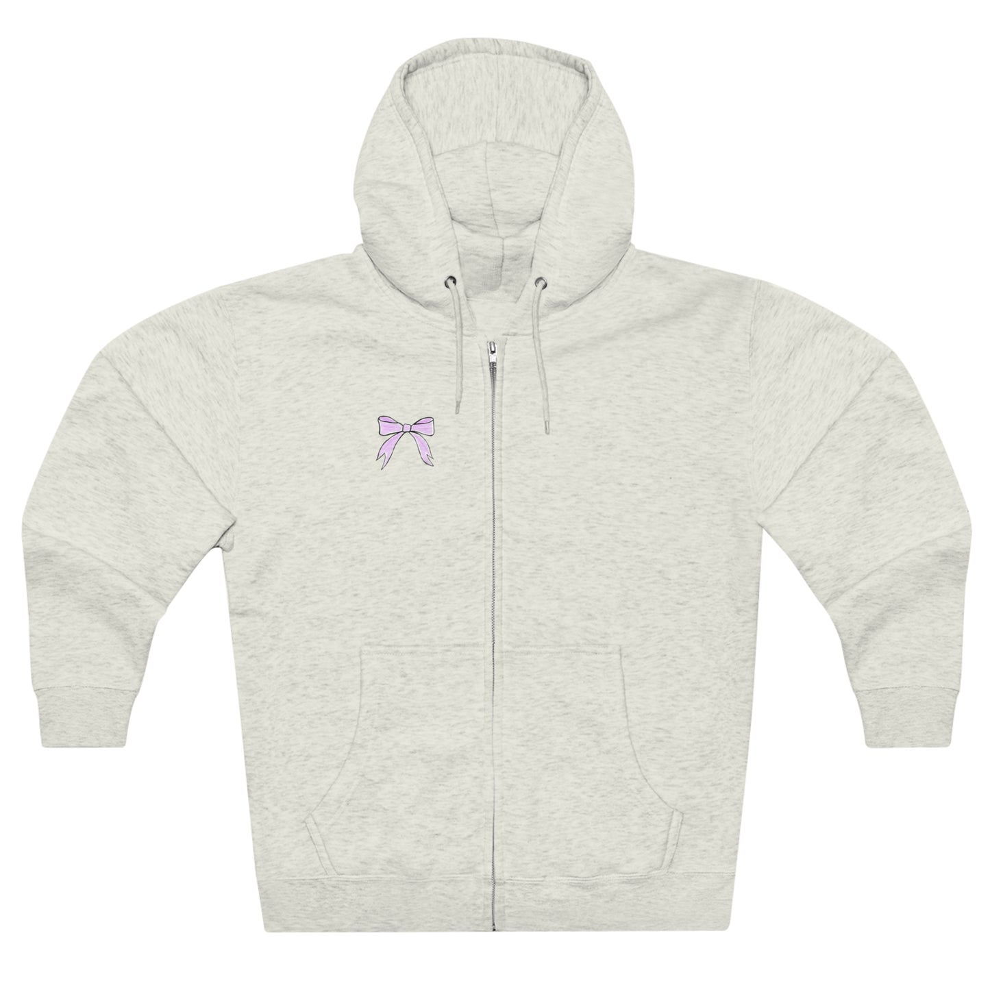 ‘Pink Bow’ Kayden Collection Zip Hoodie