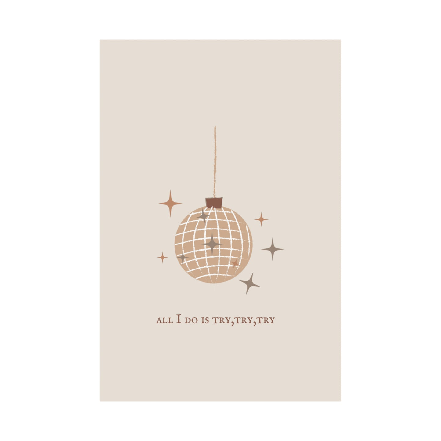 Mirrorball Matte Poster