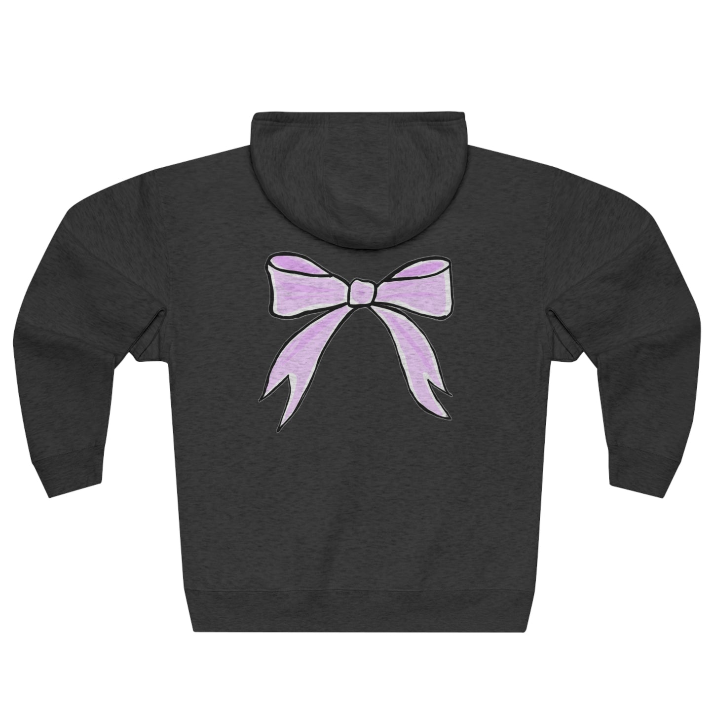 ‘Pink Bow’ Kayden Collection Zip Hoodie