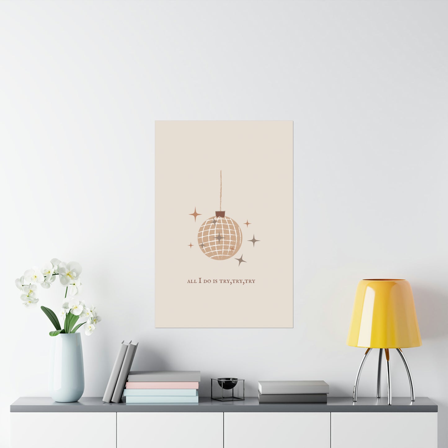 Mirrorball Matte Poster