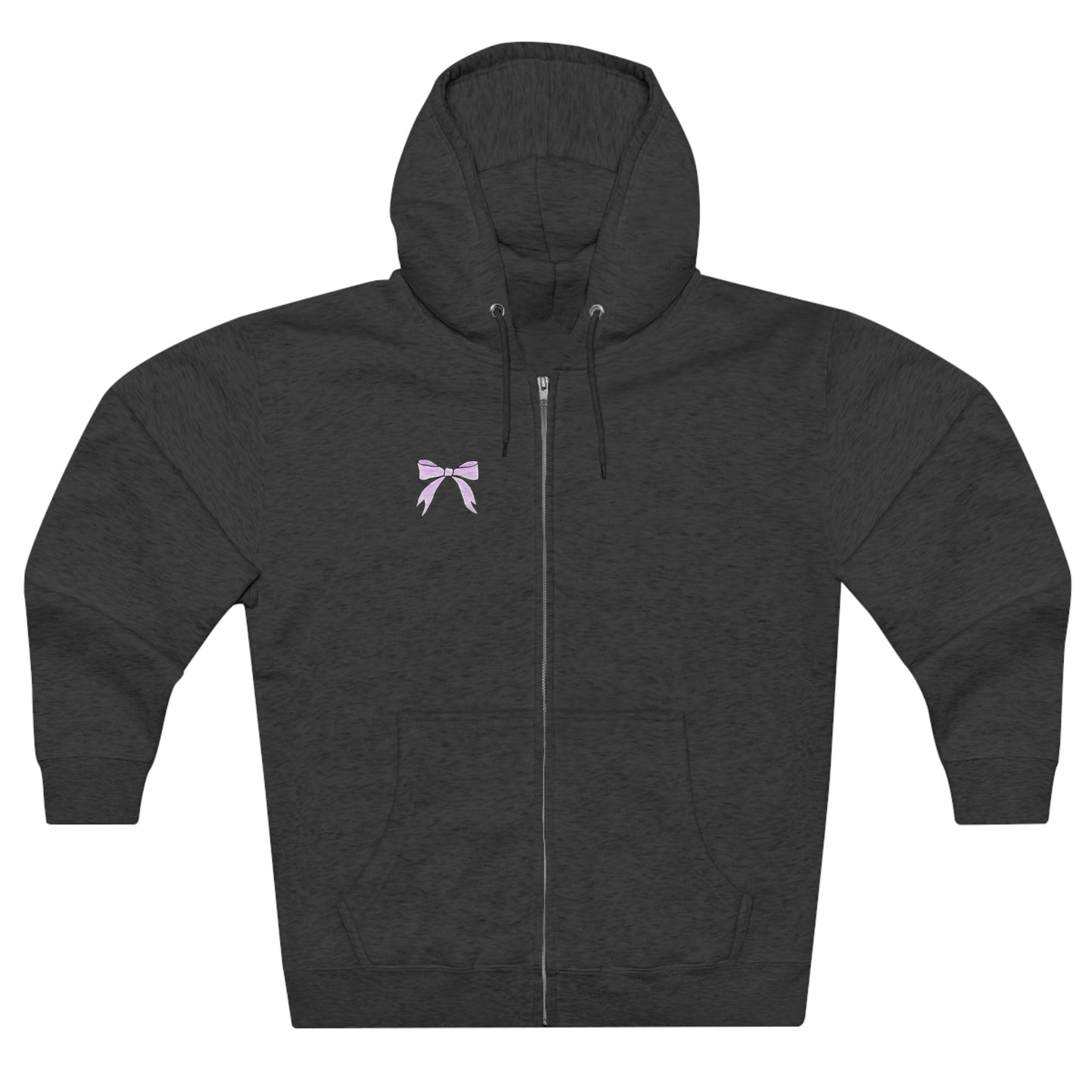 ‘Pink Bow’ Kayden Collection Zip Hoodie