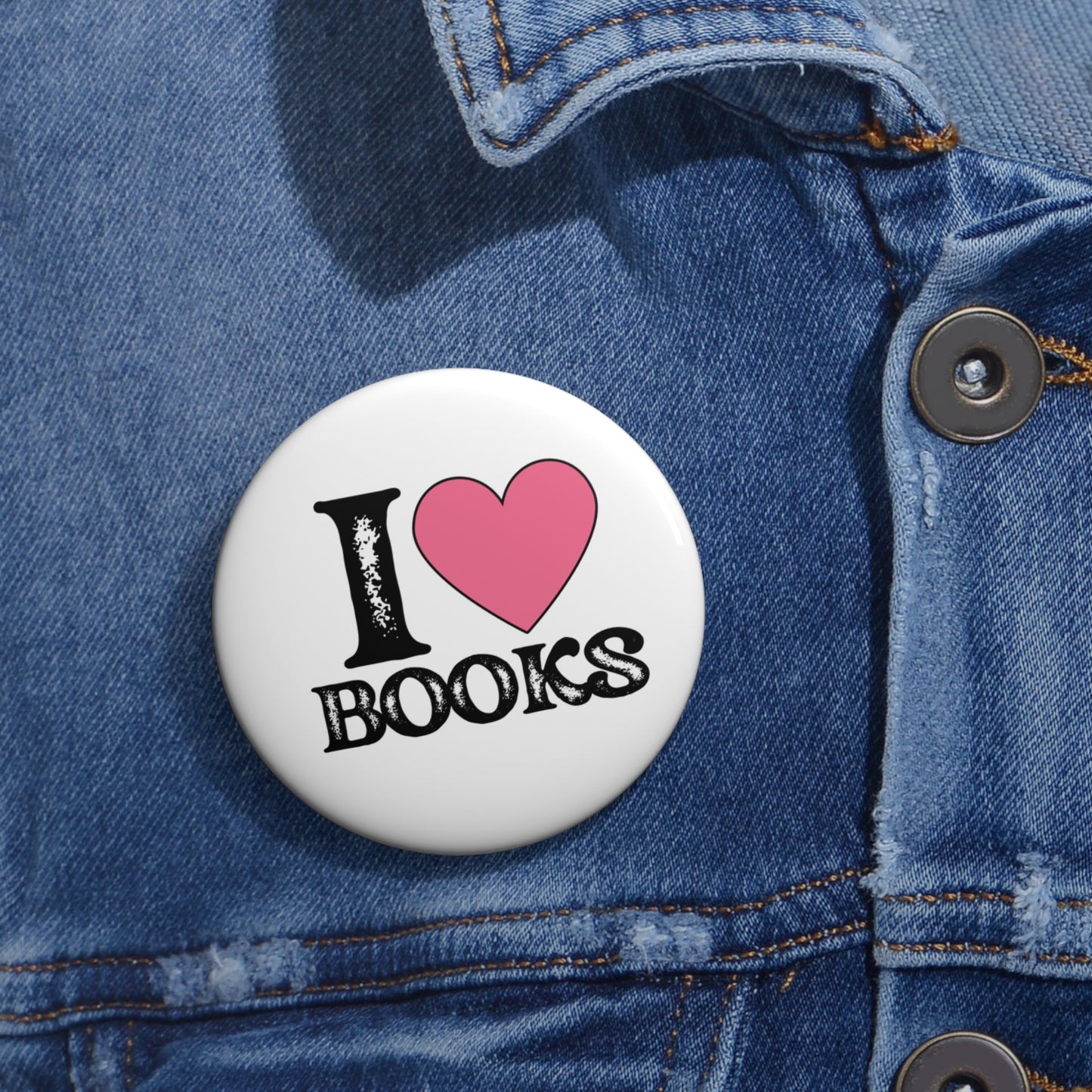 ‘I Heart’ Pin Buttons