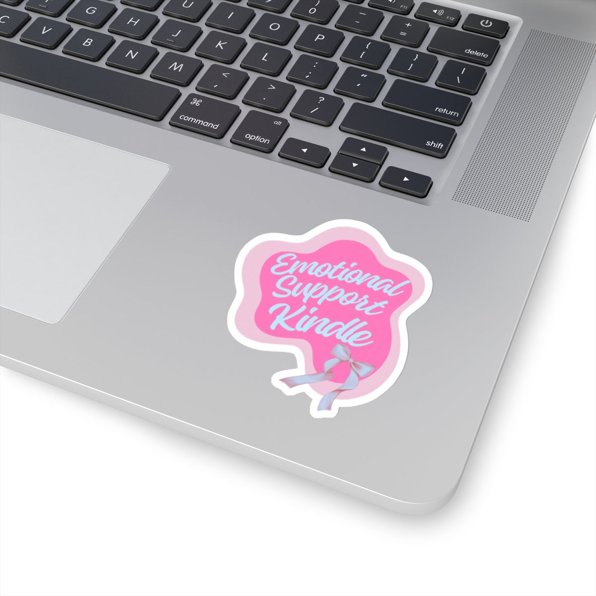 ‘Pink Emotional Support Kindle’ BookTok Stickers