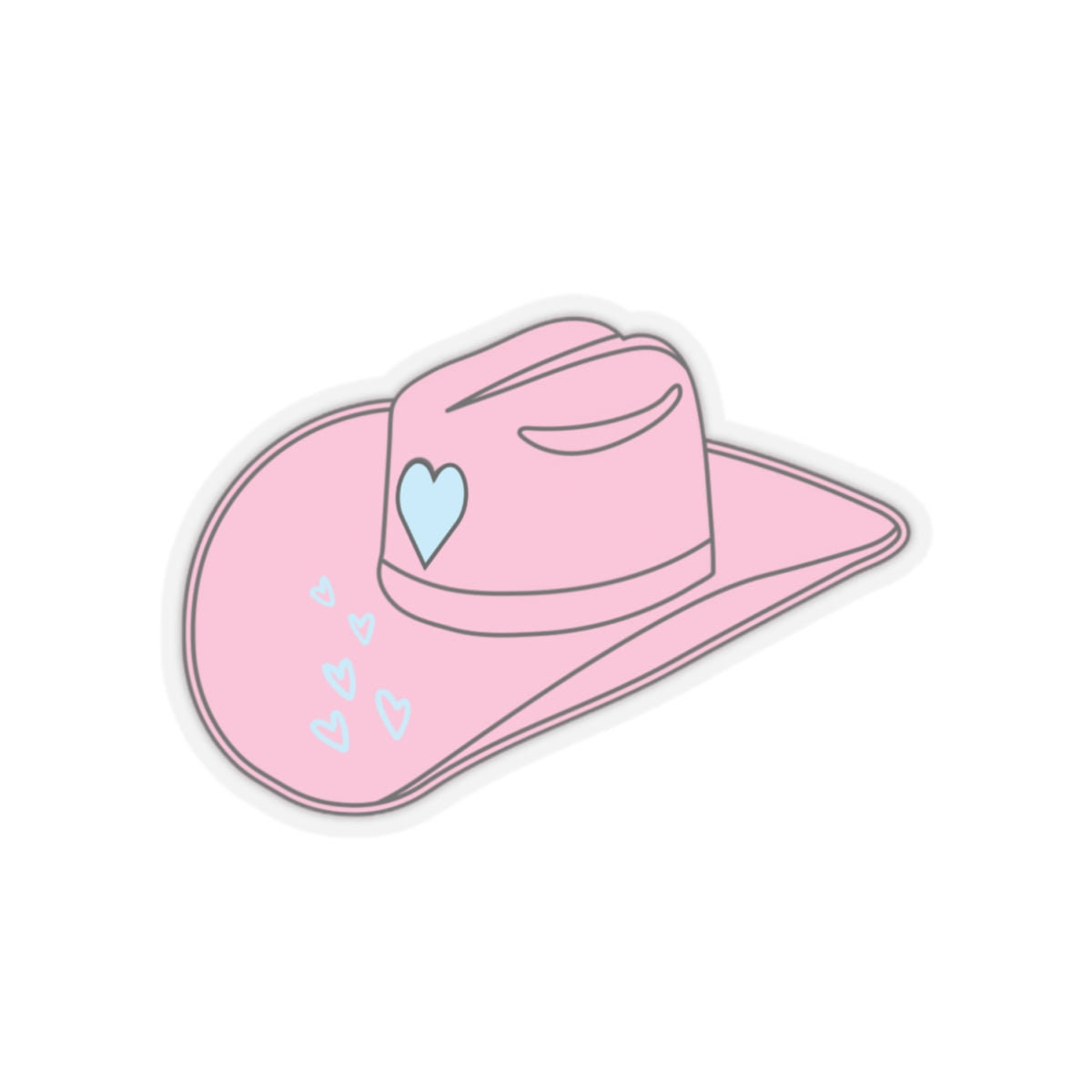 ‘Lover Cowgirl Hat’ Stickers