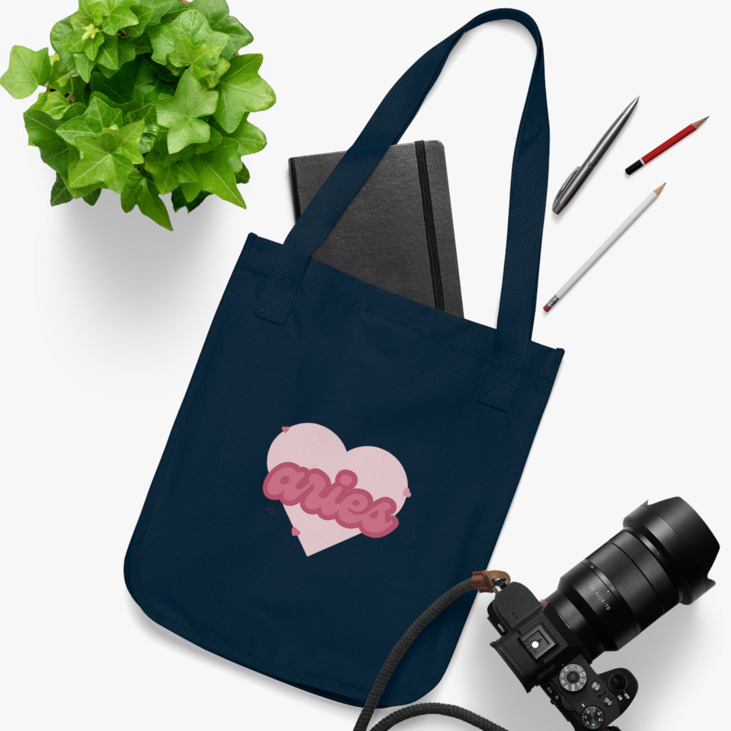 ‘Aries’ Organic Canvas Tote Bag