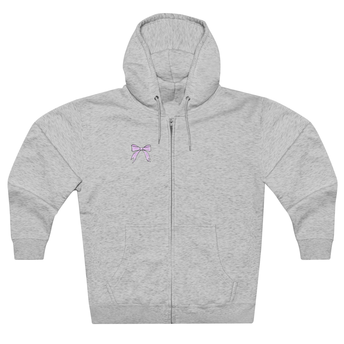 ‘Pink Bow’ Kayden Collection Zip Hoodie