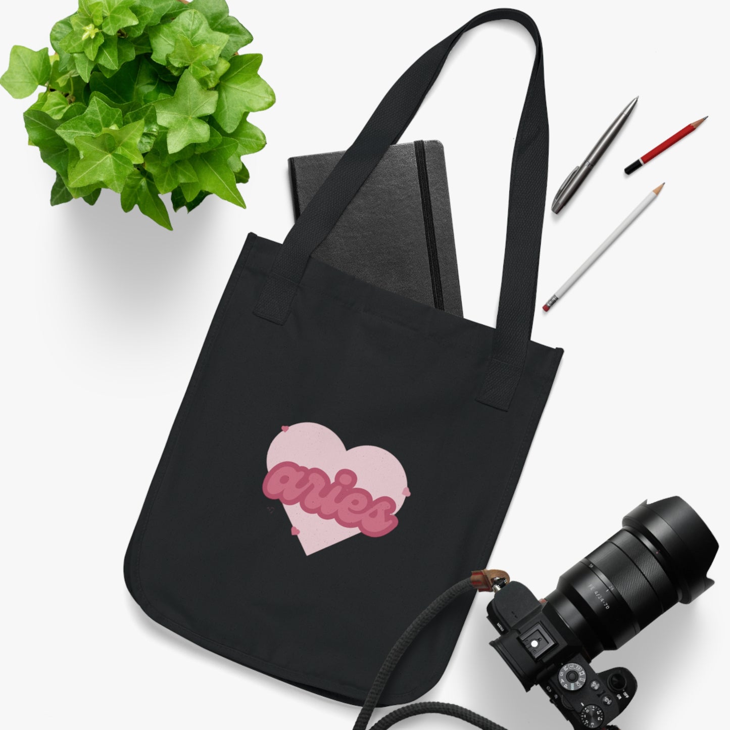 ‘Aries’ Organic Canvas Tote Bag