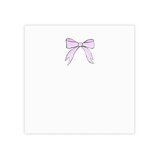 ‘Pink Bow’ Kayden Collection Post-it® Note Pads