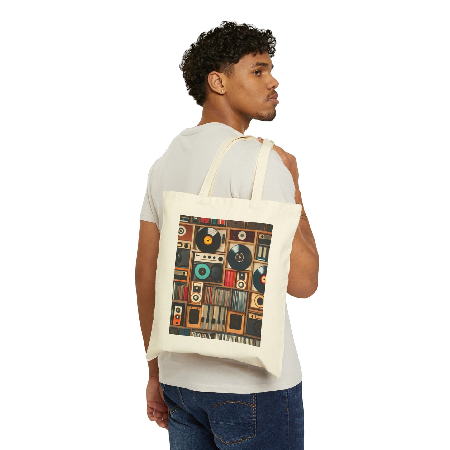 Record Store Tote Bag