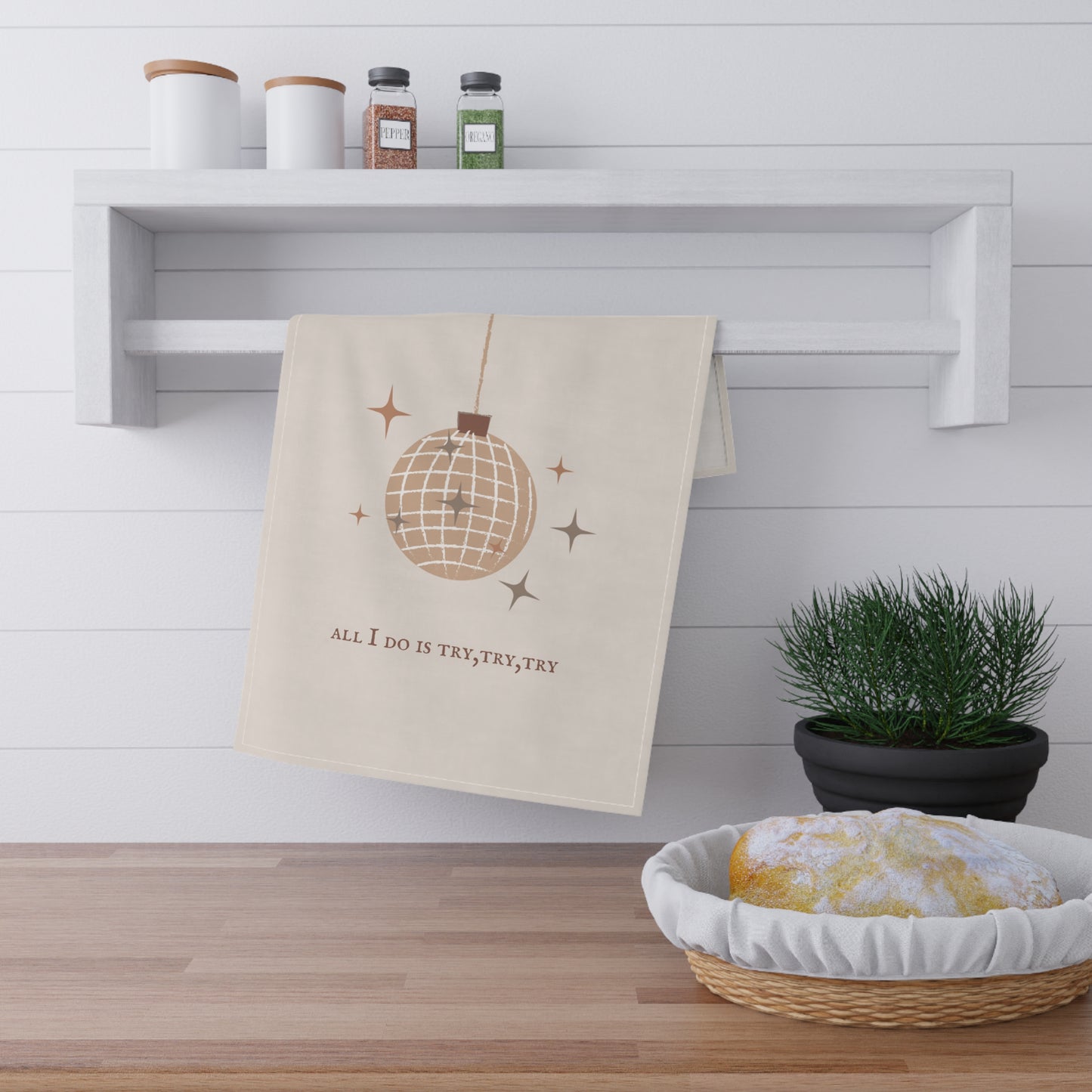 Mirrorball Kitchen Towel