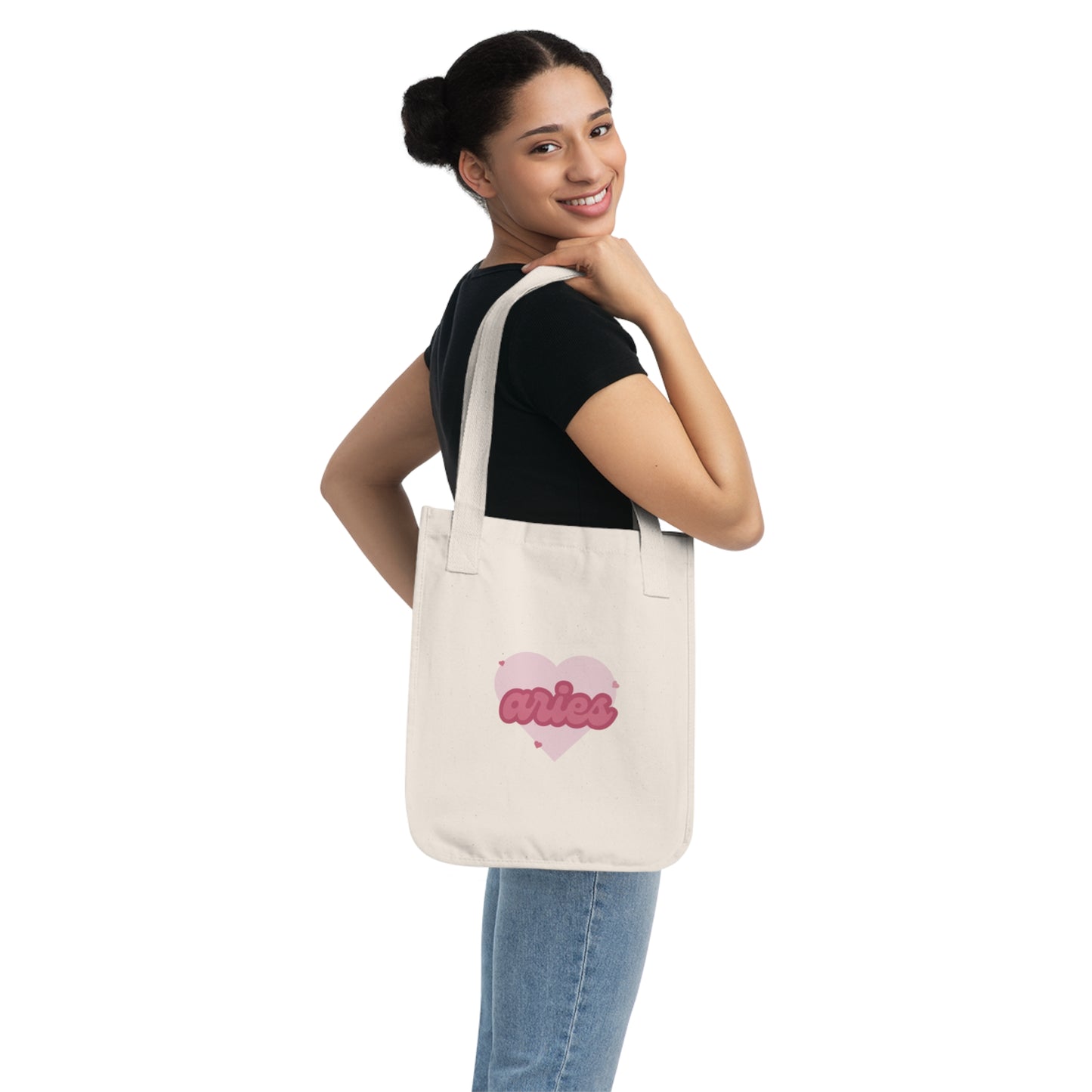 ‘Aries’ Organic Canvas Tote Bag